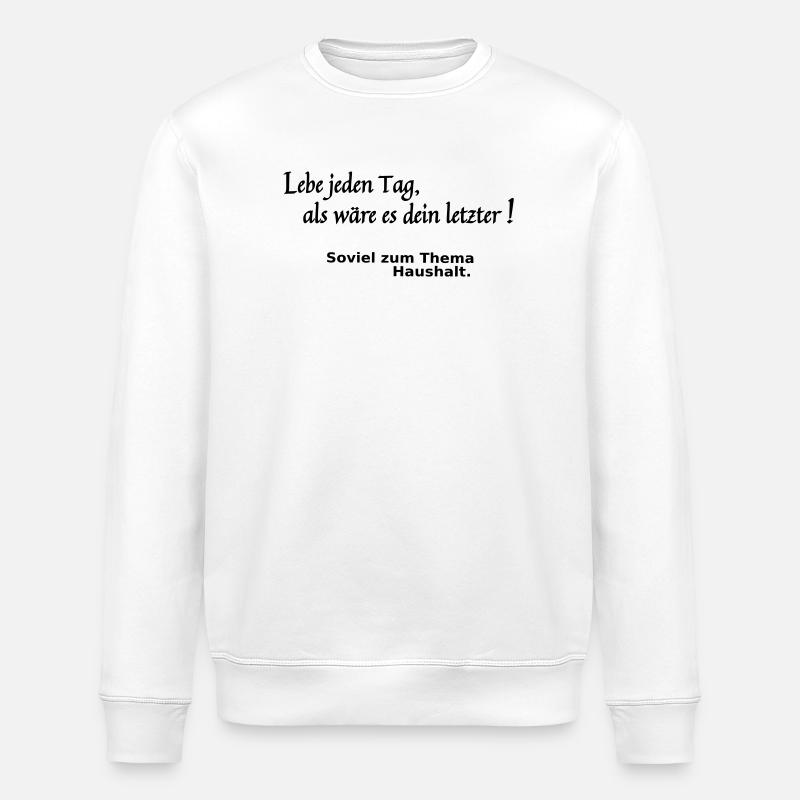 Letzter Tag - Stanley/Stella Unisex Bio-Sweatshirt ROLLER - Weiß