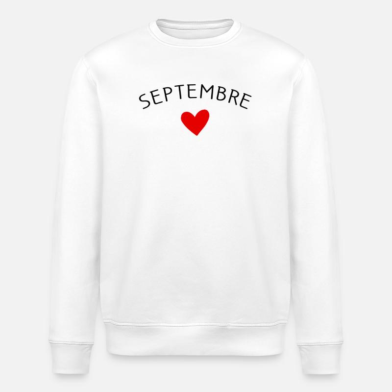 Future maman Septembre – Bébé en route ❤️ - Sweat bio ROLLER Stanley/Stella Unisexe - blanc