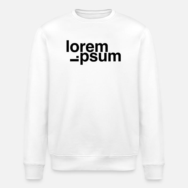 Loremipsum - Stanley/Stella Unisex Bio-Sweatshirt ROLLER - Weiß