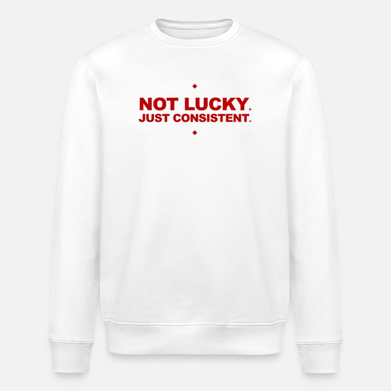 Motivationsstudio-Slogan - Stanley/Stella Unisex Bio-Sweatshirt ROLLER - Weiß