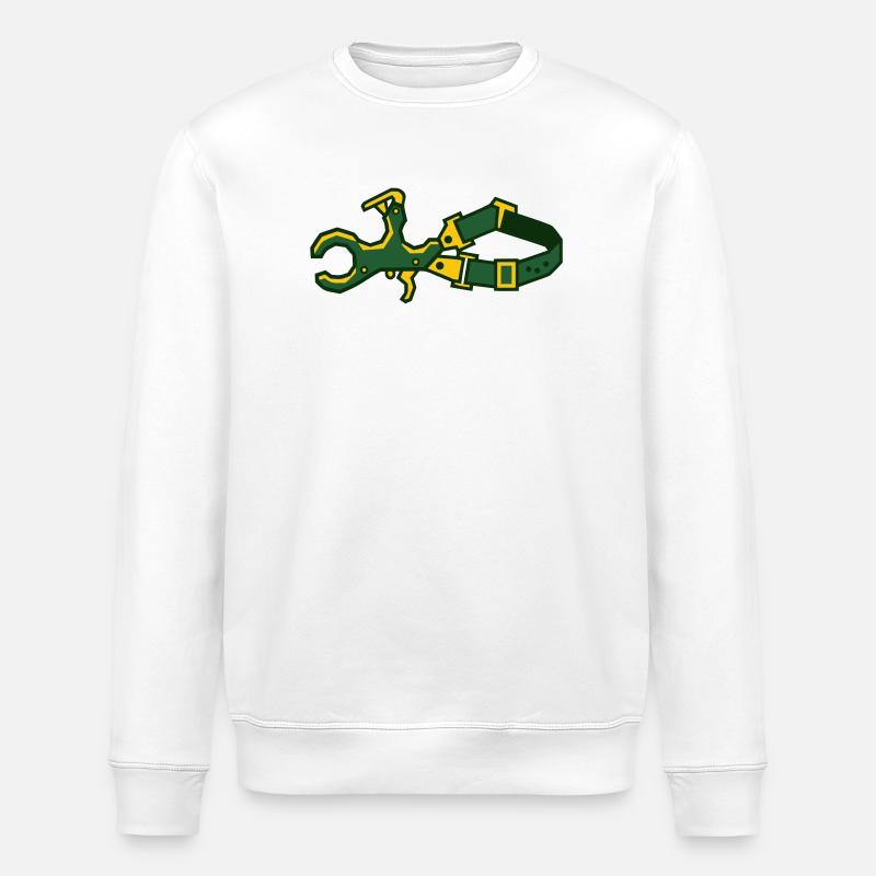 Release Archery Compound Bow Shooter - Stanley/Stella ROLLER Unisex Organic Sweatshirt - white