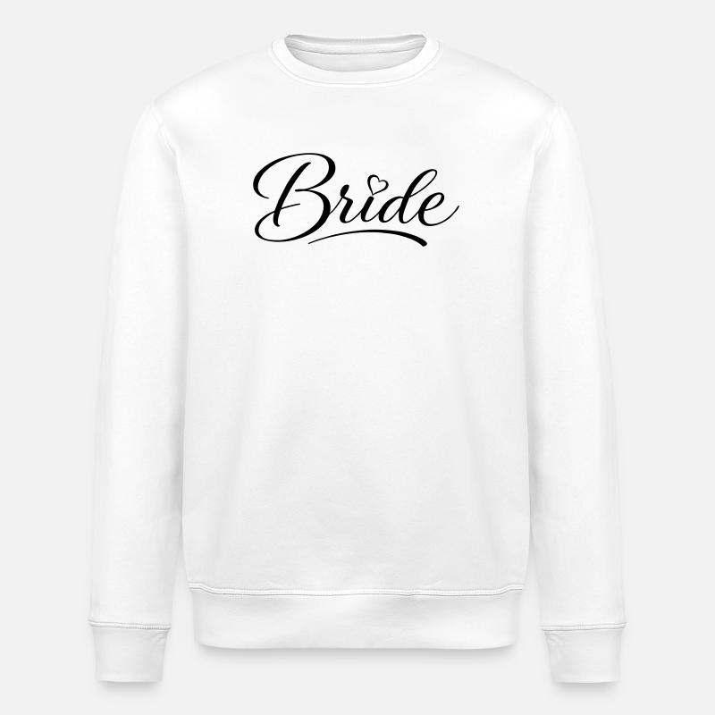 Bride - Stanley/Stella Unisex Bio-Sweatshirt ROLLER - Weiß