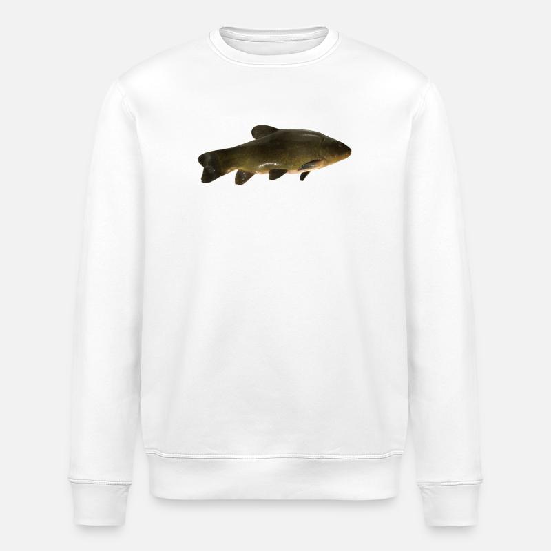 Fisch Schleie - Stanley/Stella Unisex Bio-Sweatshirt ROLLER - Weiß