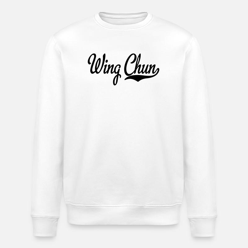 2541614 15440069 wing chun - Stanley/Stella Unisex Bio-Sweatshirt ROLLER - Weiß