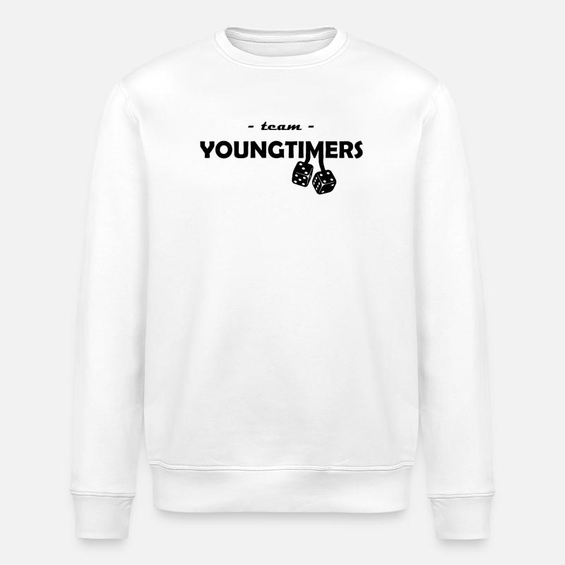 Team YoungTimer - Stanley/Stella Unisex Bio-Sweatshirt ROLLER - Weiß