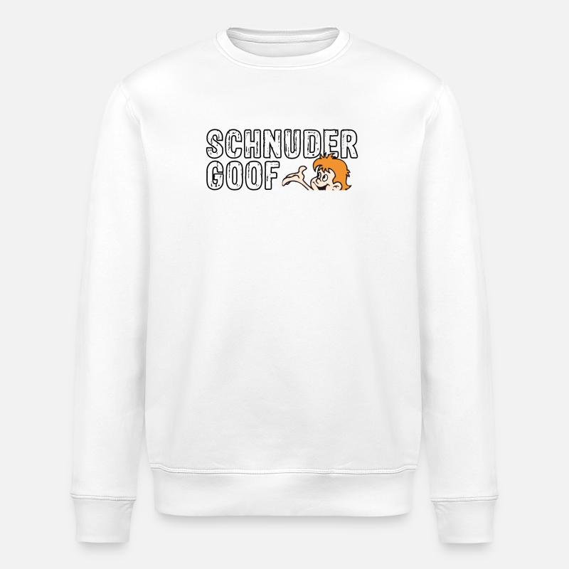 Schnudergoof Lausbub - Stanley/Stella Unisex Bio-Sweatshirt ROLLER - Weiß