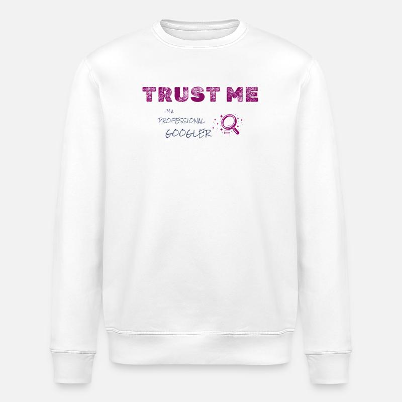 Googler Leben - Stanley/Stella Unisex Bio-Sweatshirt ROLLER - Weiß