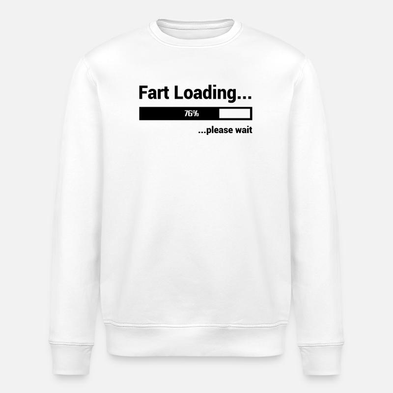 Lebendiges geometrisches abstraktes Muster - Stanley/Stella Unisex Bio-Sweatshirt ROLLER - Weiß