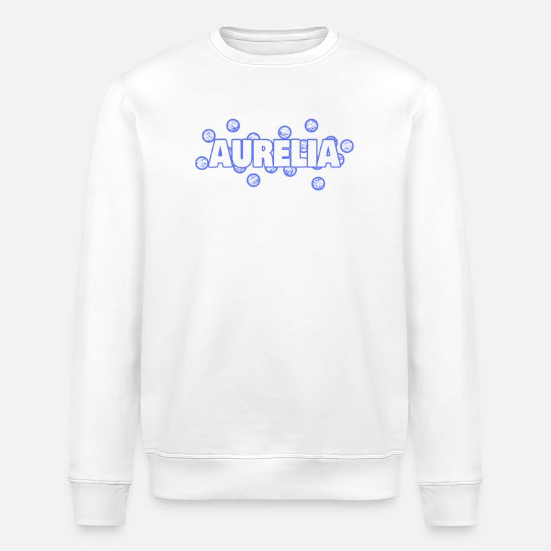 Chère Aurelia - Sweat bio ROLLER Stanley/Stella Unisexe - blanc