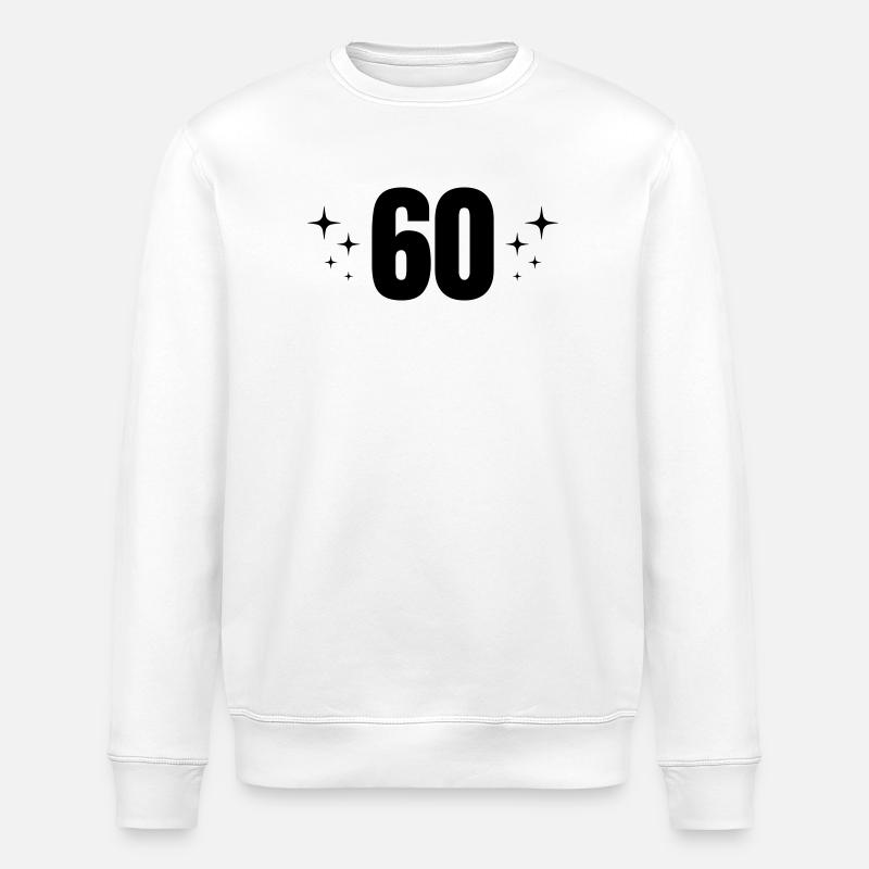60e anniversaire - Sweat bio ROLLER Stanley/Stella Unisexe - blanc