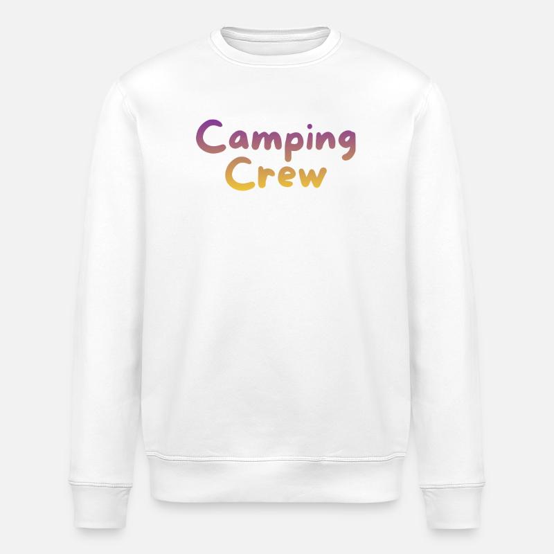 Camping Crew - Stanley/Stella Unisex Bio-Sweatshirt ROLLER - Weiß