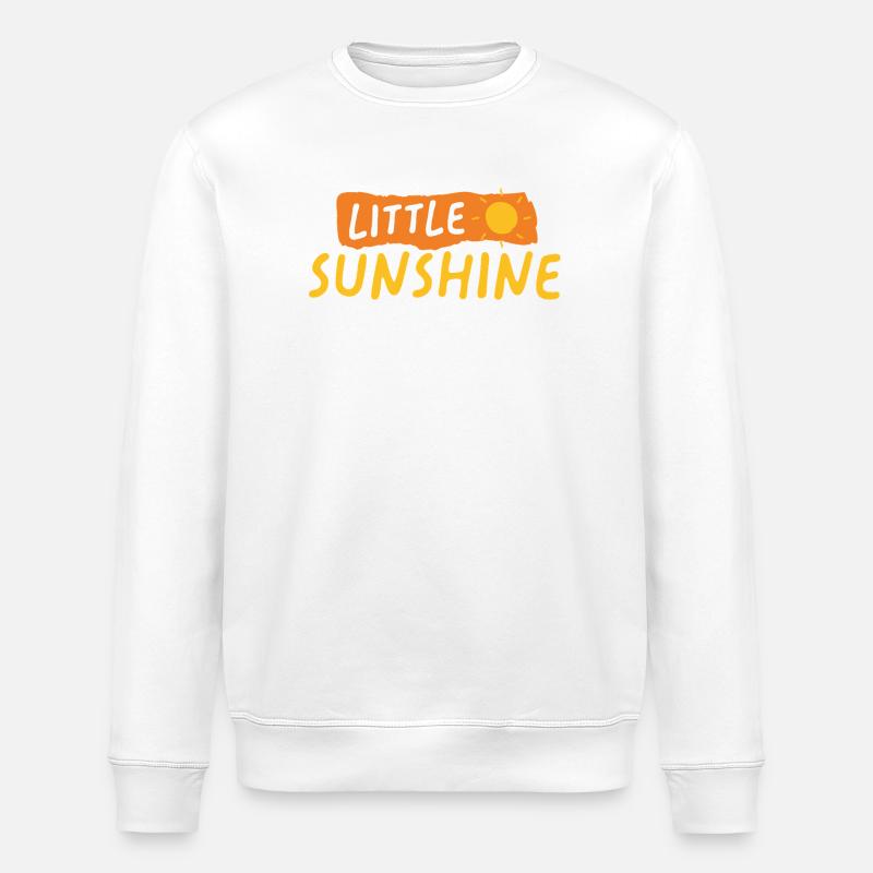 LITTLE SUNSHINE - Stanley/Stella Unisex Bio-Sweatshirt ROLLER - Weiß