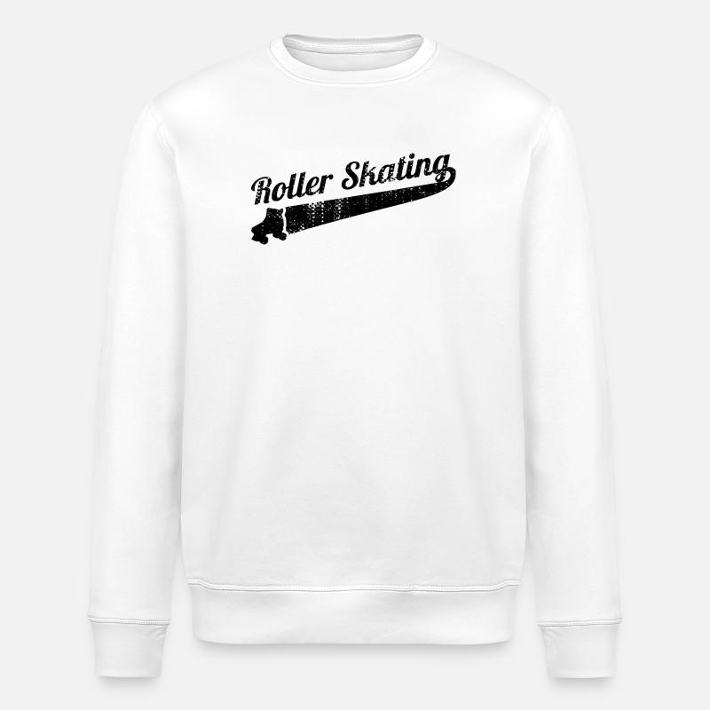 Rollschuhlaufen - Stanley/Stella Unisex Bio-Sweatshirt ROLLER - Weiß