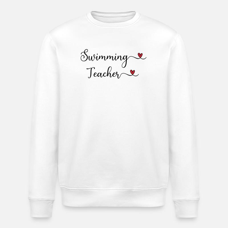 Moniteur de natation - Sweat bio ROLLER Stanley/Stella Unisexe - blanc