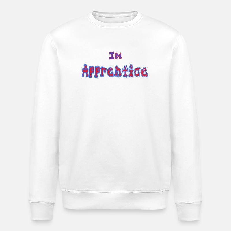 I-m_Apprentice - Stanley/Stella ROLLER Unisex Organic Sweatshirt - white