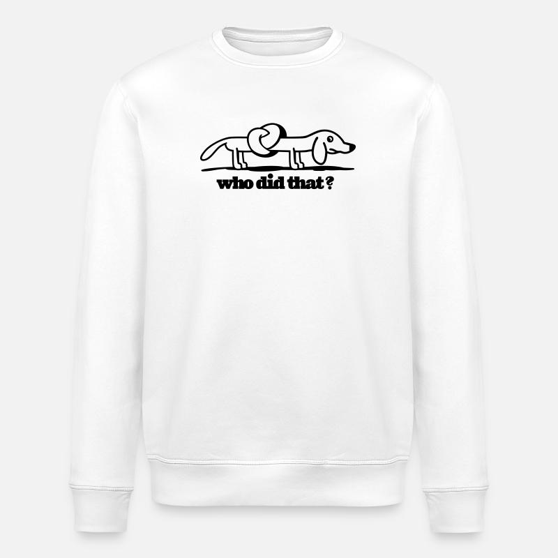 dog1 - Sweat bio ROLLER Stanley/Stella Unisexe - blanc