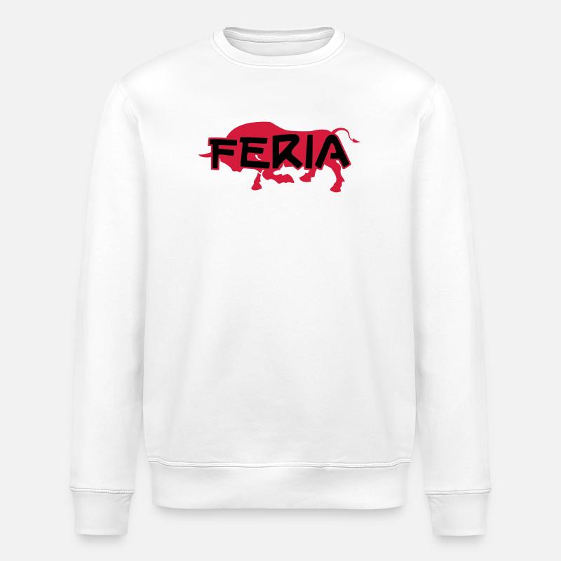 Feria - Sweat bio ROLLER Stanley/Stella Unisexe - blanc