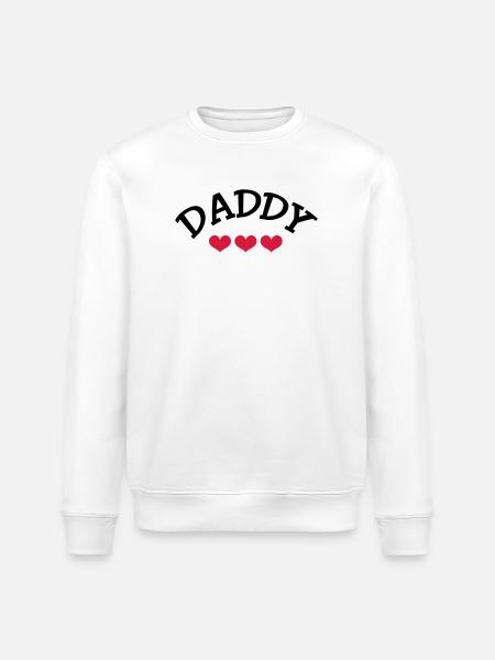 Daddy - Stanley/Stella ROLLER Unisex Organic Sweatshirt - white