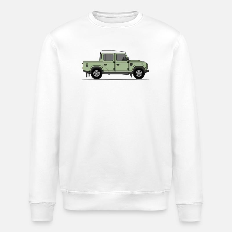 Defender Doppelkabine - Stanley/Stella Unisex Bio-Sweatshirt ROLLER - Weiß