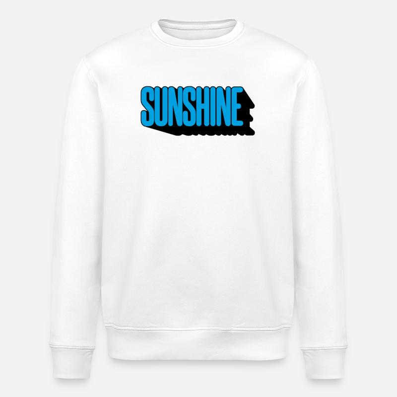 Sunshine - Sweat bio ROLLER Stanley/Stella Unisexe - blanc