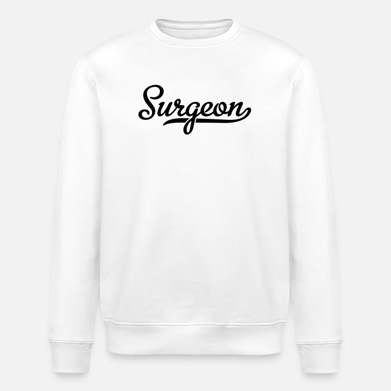 Surgeon - Stanley/Stella ROLLER Unisex Organic Sweatshirt - white