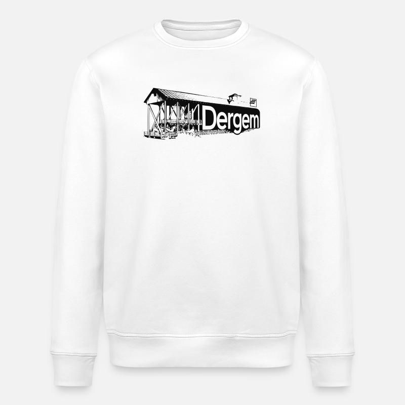 Bad Dürkheim black - Stanley/Stella Unisex Bio-Sweatshirt ROLLER - Weiß