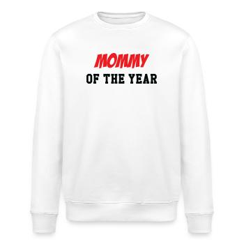 Mama des Jahres - Muttertag - Stanley/Stella Unisex Bio-Sweatshirt ROLLER - Weiß - Vorne - Nik (191cm)
