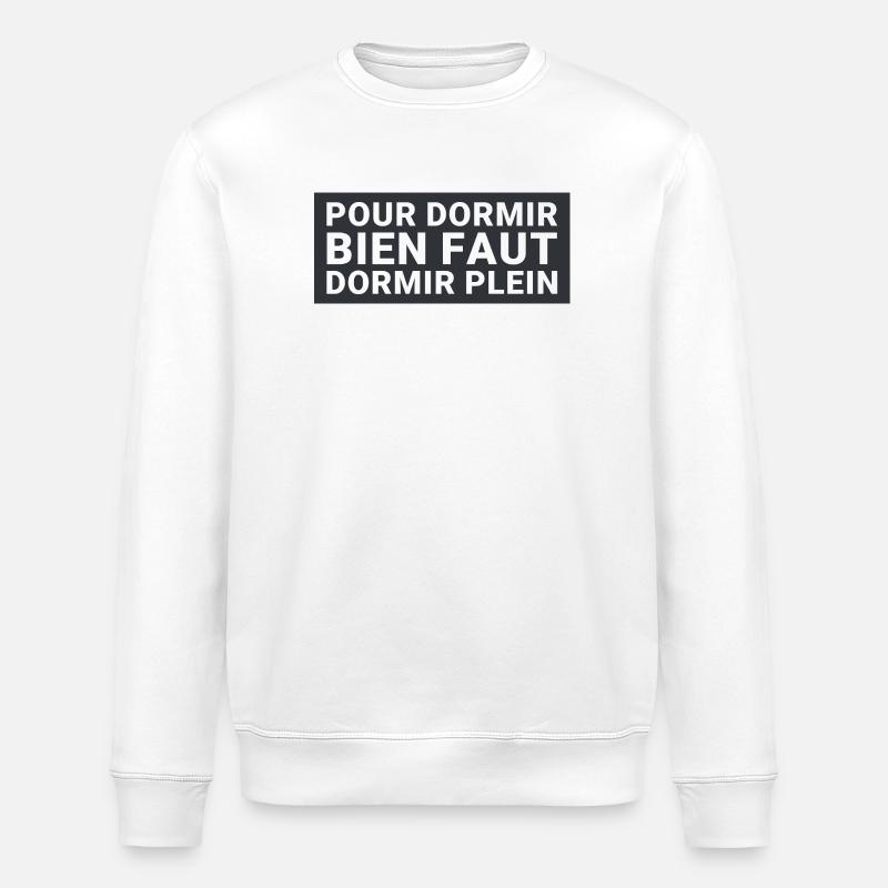 Dormir_bien - Stanley/Stella Unisex Bio-Sweatshirt ROLLER - Weiß