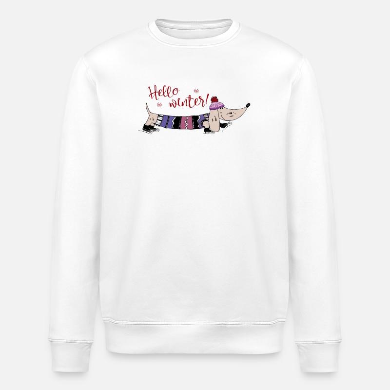 Hello Winter - Stanley/Stella Unisex Bio-Sweatshirt ROLLER - Weiß