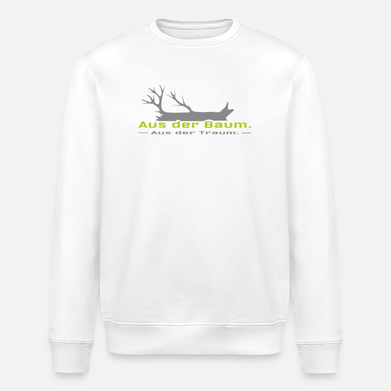 aus_der_Baum - Stanley/Stella Unisex Bio-Sweatshirt ROLLER - Weiß