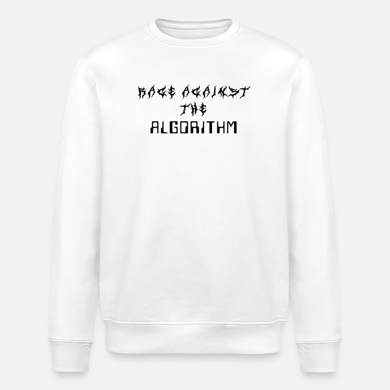 Rage contre l’algorithme - Sweat bio ROLLER Stanley/Stella Unisexe - blanc