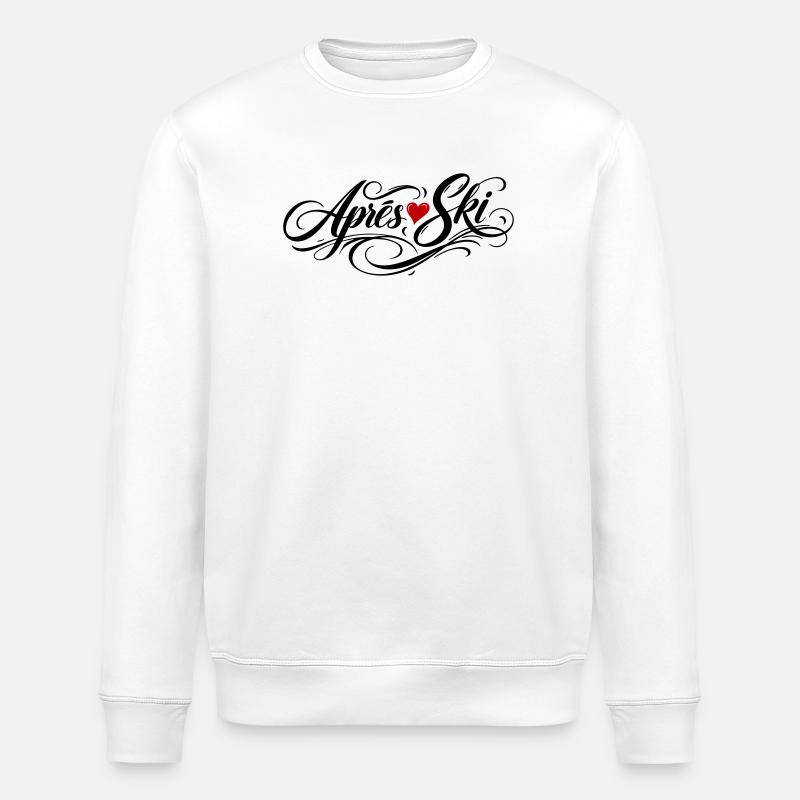 Apres Ski Liebe - Stanley/Stella Unisex Bio-Sweatshirt ROLLER - Weiß