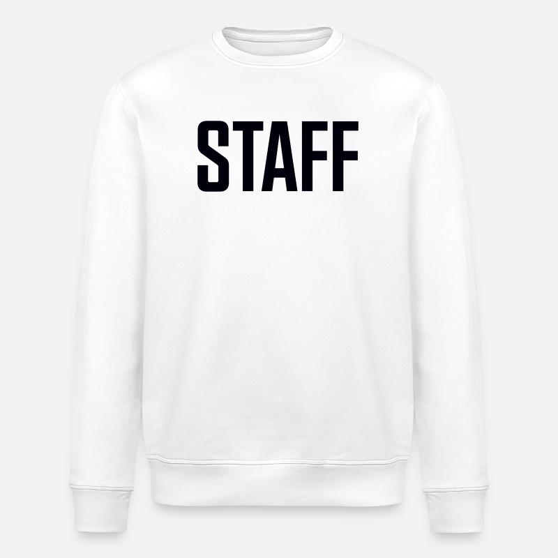 Staff Emblem - Stanley/Stella Unisex Bio-Sweatshirt ROLLER - Weiß