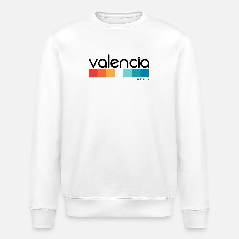 Valencia - Spain - Spanien - Espana - Stanley/Stella Unisex Bio-Sweatshirt ROLLER - Weiß