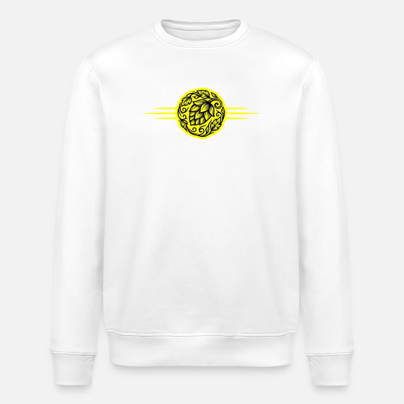 Symbole du houblon - Sweat bio ROLLER Stanley/Stella Unisexe - blanc