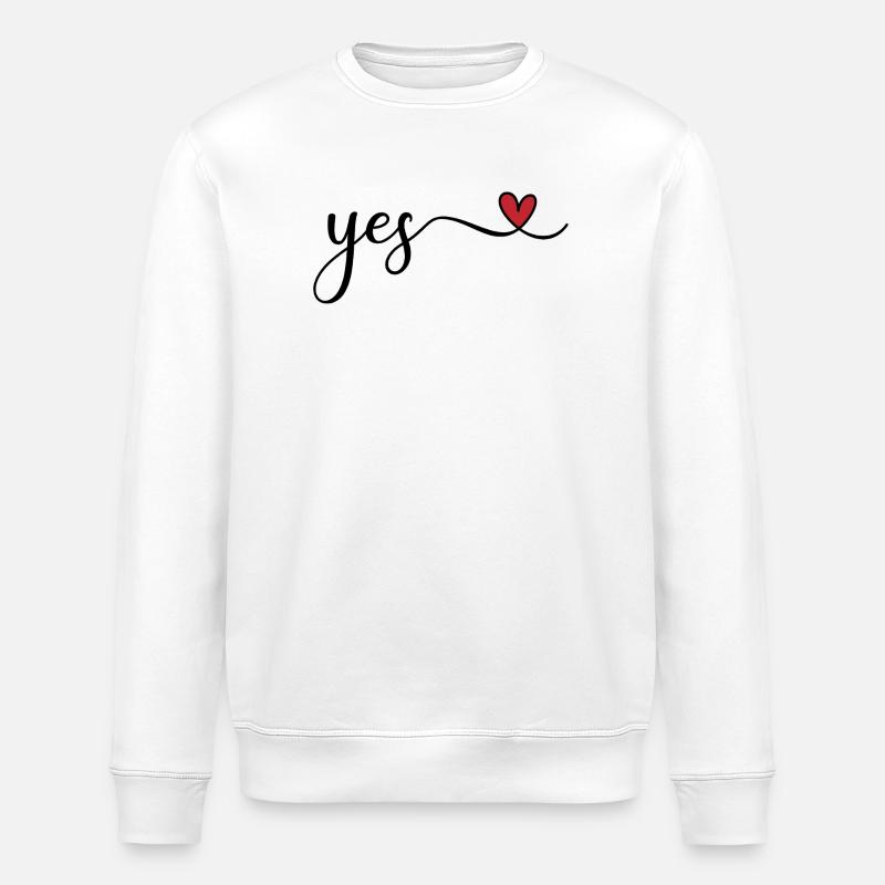 yes - Stanley/Stella Unisex Bio-Sweatshirt ROLLER - Weiß