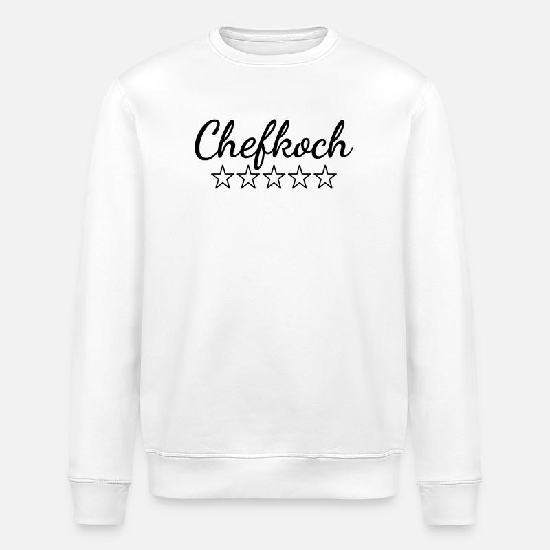 Chefkoch Koch - Stanley/Stella Unisex Bio-Sweatshirt ROLLER - Weiß