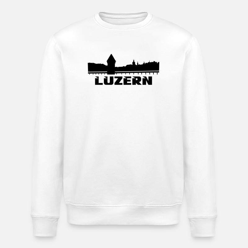 Luzern - Stanley/Stella Unisex Bio-Sweatshirt ROLLER - Weiß
