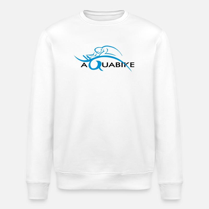 Aquabike en action - Sweat bio ROLLER Stanley/Stella Unisexe - blanc