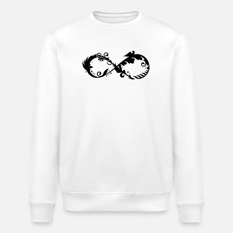 Un symbole de l'infini - Sweat bio ROLLER Stanley/Stella Unisexe - blanc