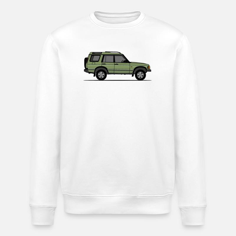 Entdeckung 2 Grün - Stanley/Stella Unisex Bio-Sweatshirt ROLLER - Weiß