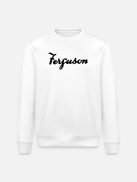 Ferguson TE20 lettering - Stanley/Stella ROLLER Unisex Organic Sweatshirt - white