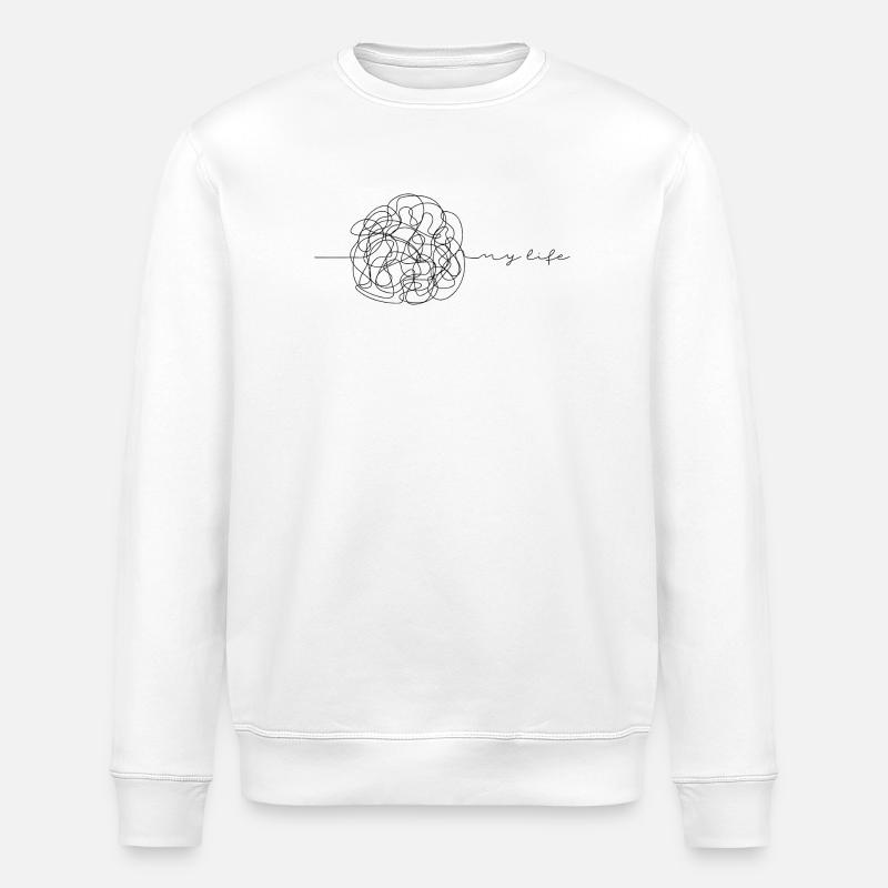 Mein Leben - Stanley/Stella Unisex Bio-Sweatshirt ROLLER - Weiß