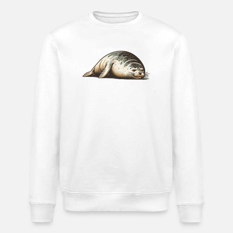 Robbe - Stanley/Stella Unisex Bio-Sweatshirt ROLLER - Weiß