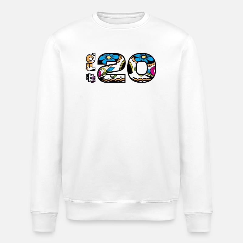 FQ20-2025-misano - Sweat bio ROLLER Stanley/Stella Unisexe - blanc