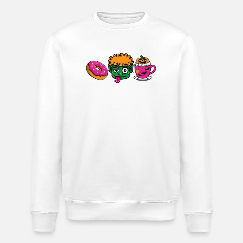 OGRE_TIME - Sweat bio ROLLER Stanley/Stella Unisexe - blanc