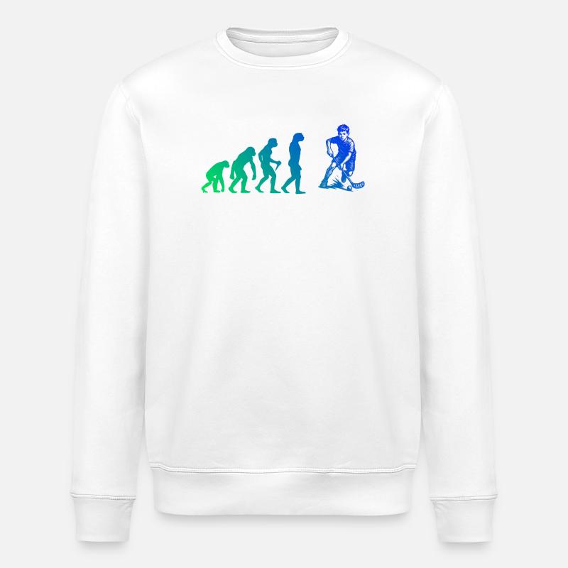 Déclaration pour tout le floorball - Sweat bio ROLLER Stanley/Stella Unisexe - blanc