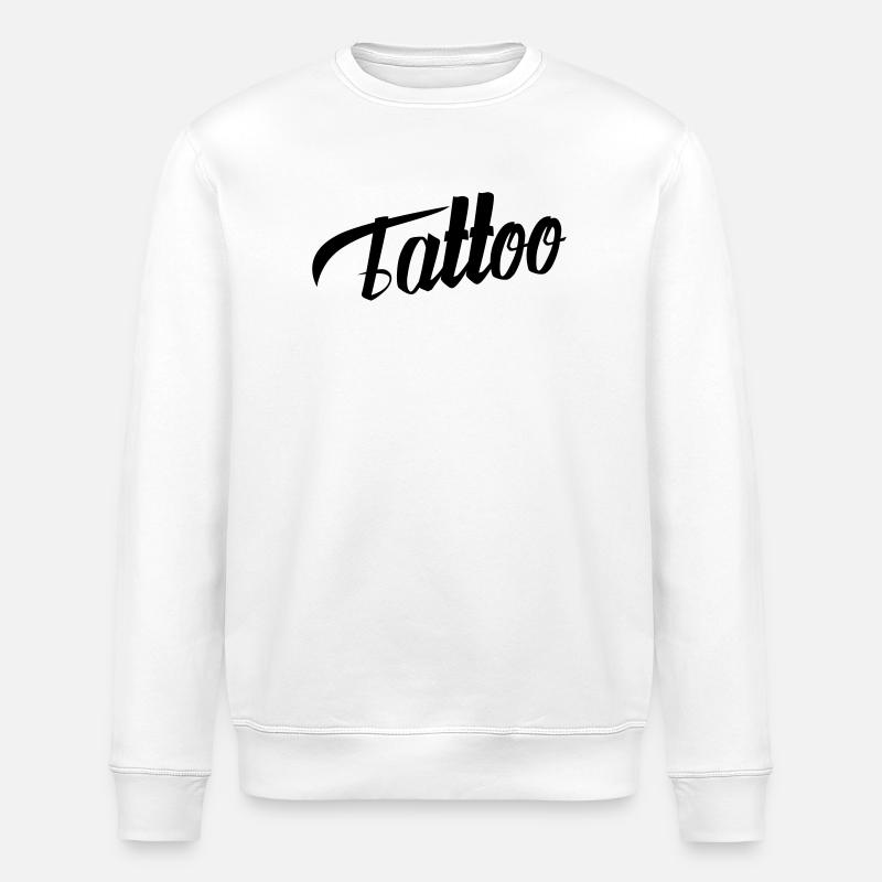 Tattoo - Stanley/Stella ROLLER Unisex Organic Sweatshirt - white