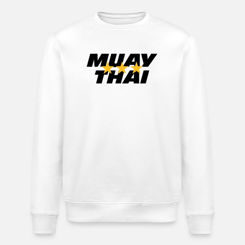 Muay Thai - Stanley/Stella ROLLER Unisex Organic Sweatshirt - white