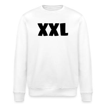 XXL - Stanley/Stella Unisex Bio-Sweatshirt ROLLER - Weiß - Vorne - Nik (191cm)